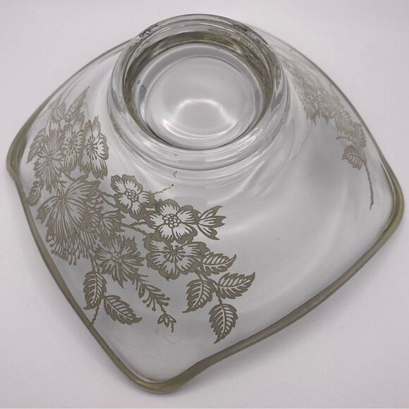Viking Glass Silver Overlay Bowl Flanders Poppy Vintage Art Deco (USA) - Picture 8 of 8